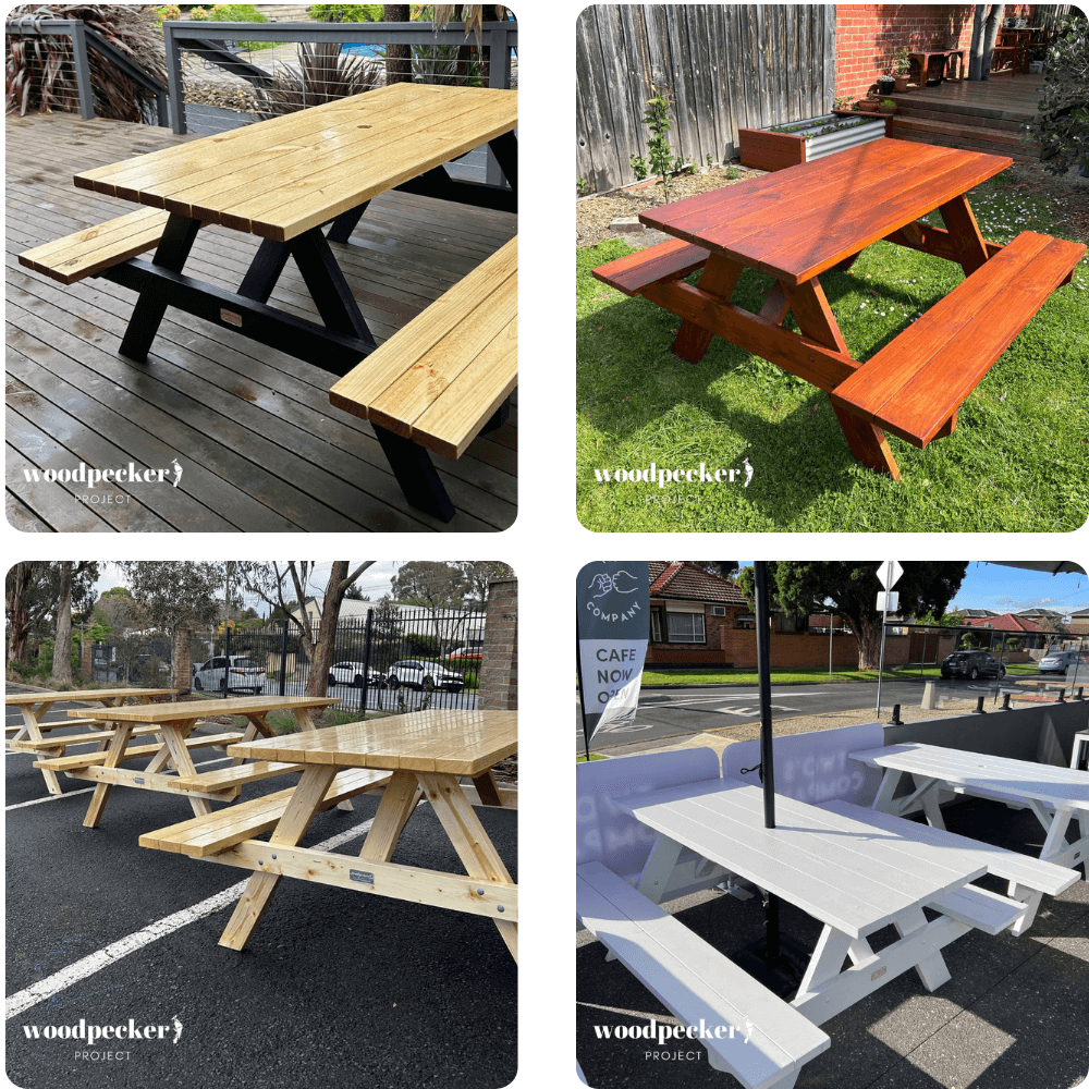 Solid Picnic Tables