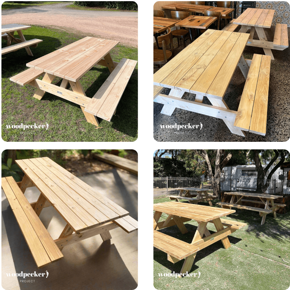 Treated Pine Picnic Tables