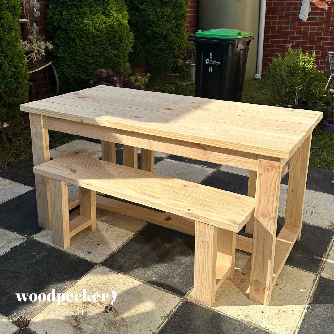 Transform your patio into a stylish oasis with this Solid Outdoor Table Set, designed for both comfort and durability.
