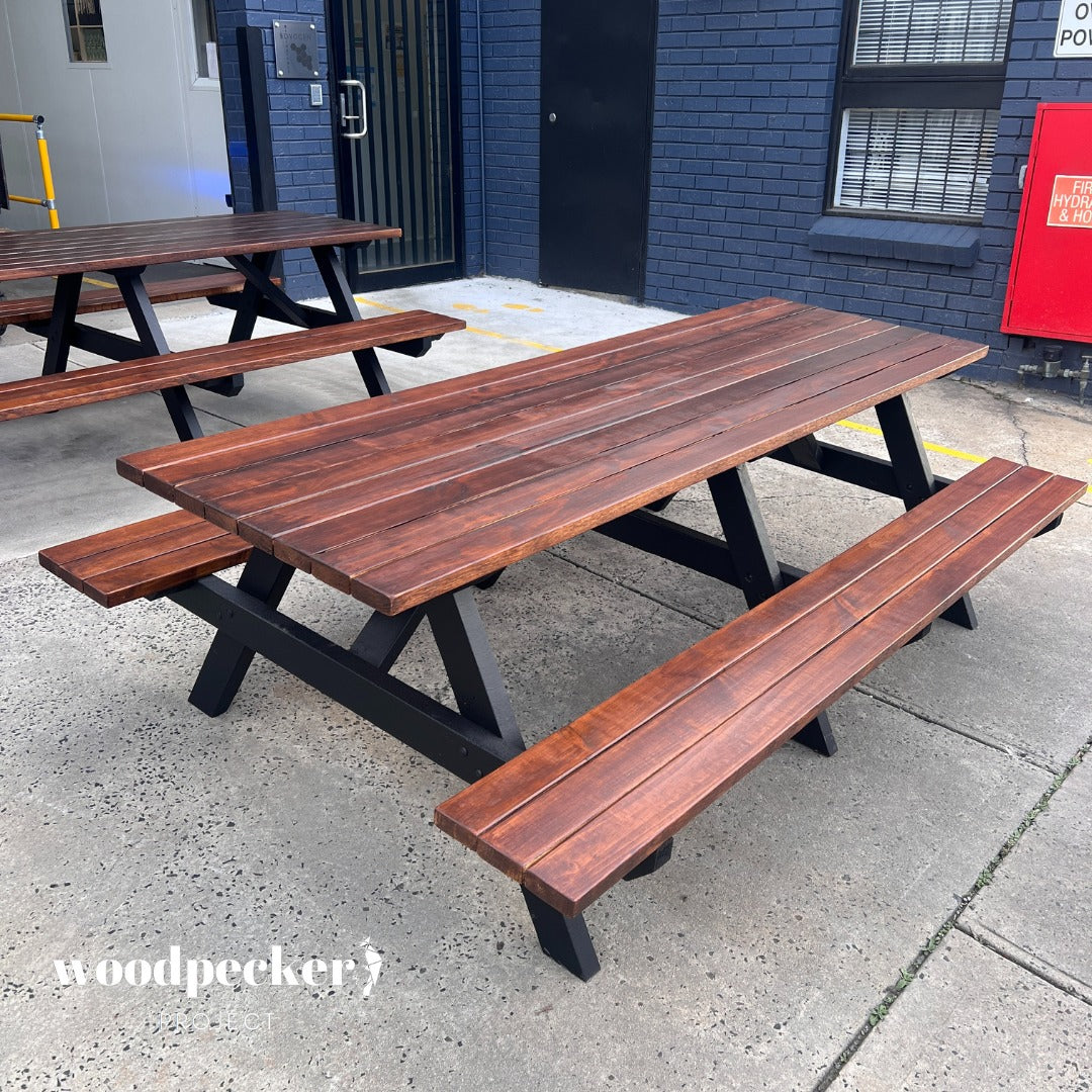 Commercial-grade picnic tables for public areas