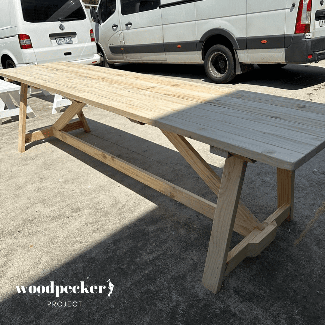 Weatherproof modern outdoor dining set with stainless steel construction, built to withstand harsh weather conditions and maintain its appearance