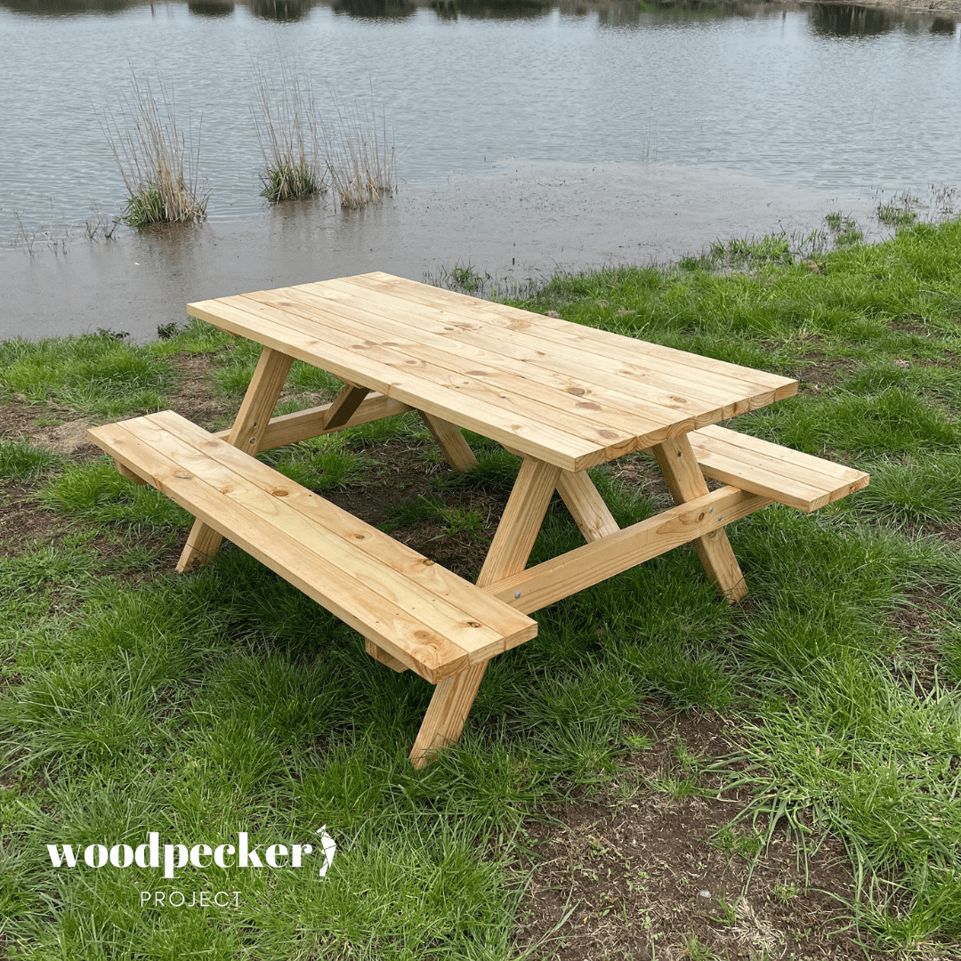 Standard Picnic Tables Woodpecker Project