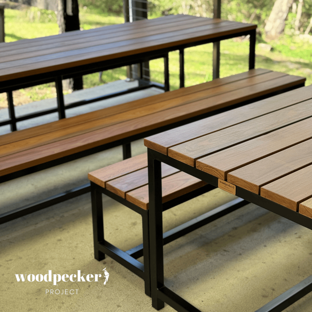 Steel Frame Outdoor Setting