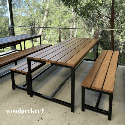 Steel Frame Outdoor Setting