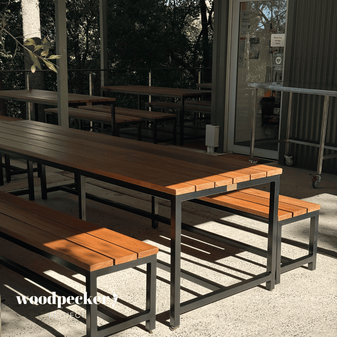 Steel Frame Outdoor Setting