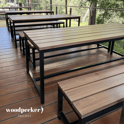 Steel Frame Outdoor Setting