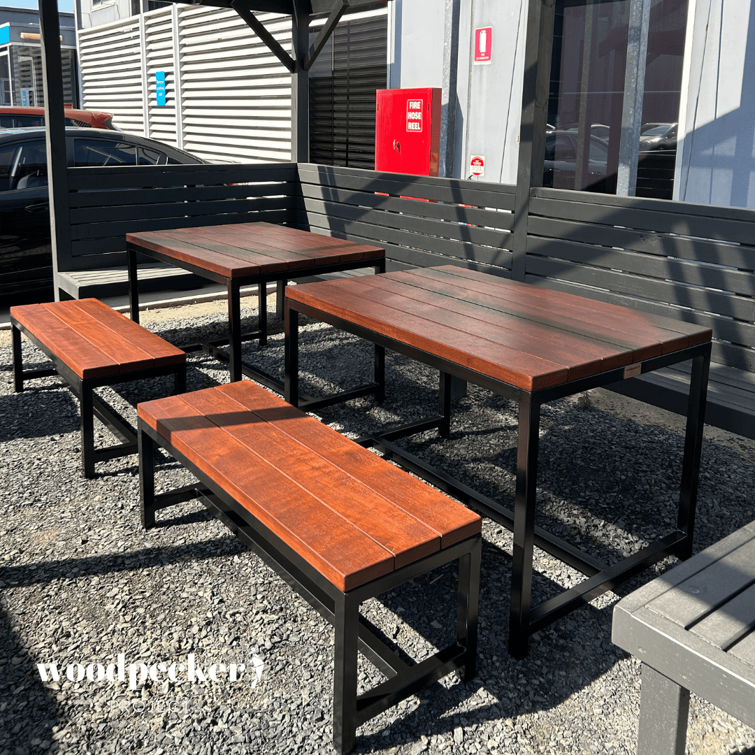 Steel Frame Outdoor Setting