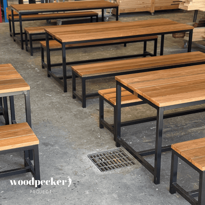 Steel Frame Outdoor Setting