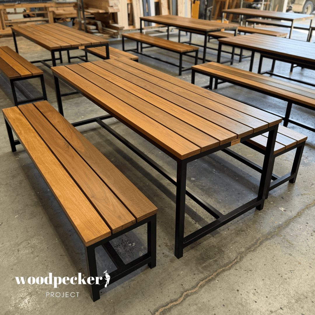 Steel Frame Outdoor Setting