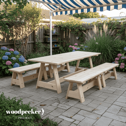 Farmhouse Outdoor Dining Set