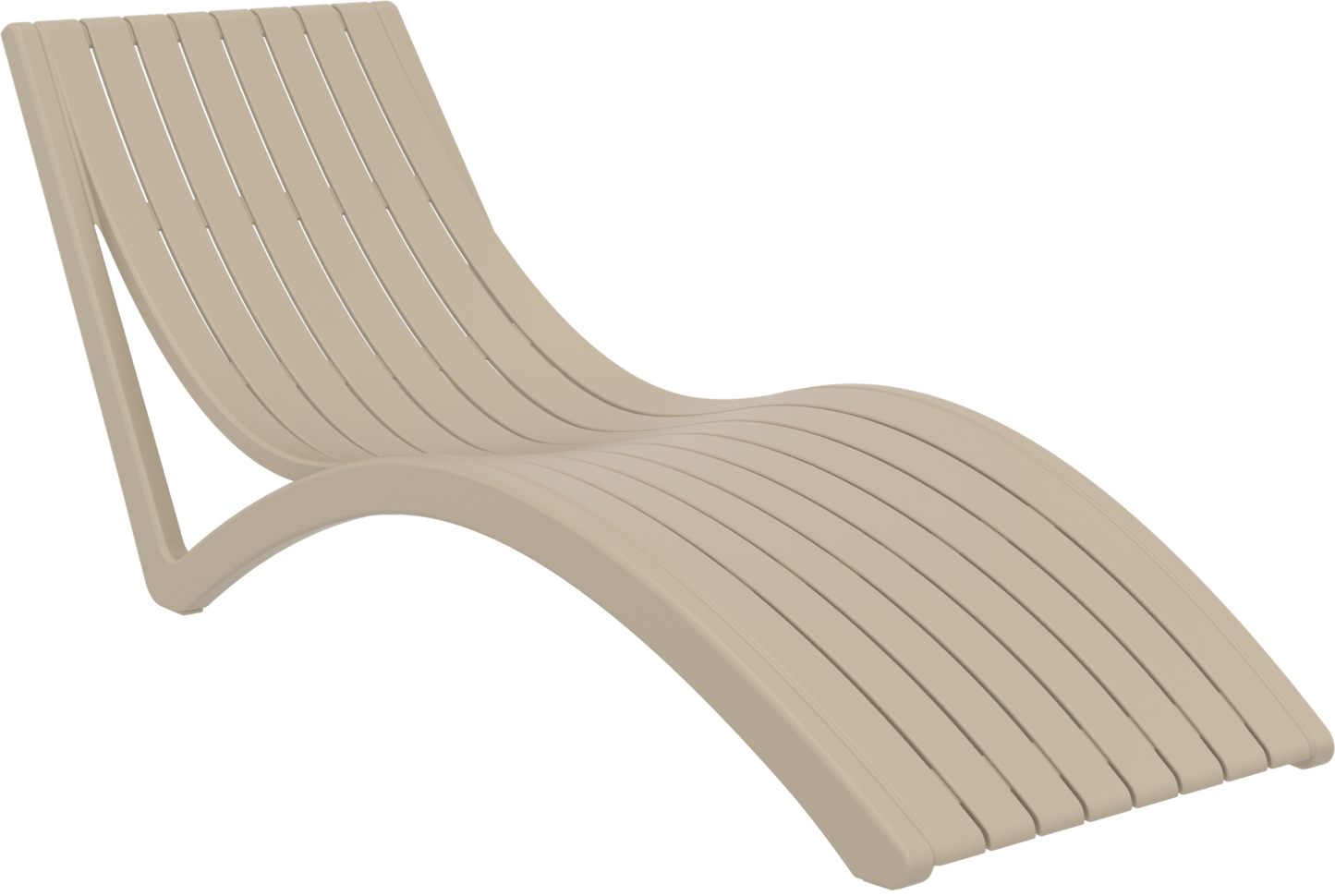 Siesta Slim Sunlounger with Cushion & Pillow