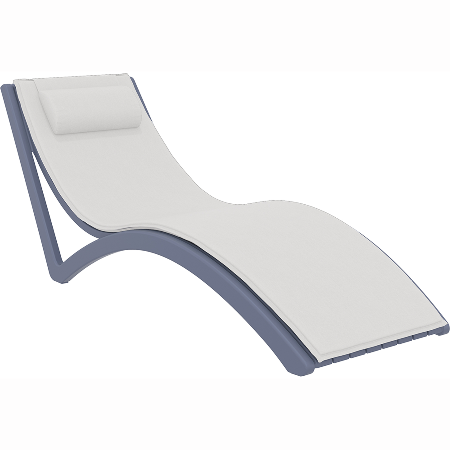 Siesta Slim Sunlounger with Cushion & Pillow