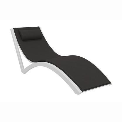 Siesta Slim Sunlounger with Cushion & Pillow