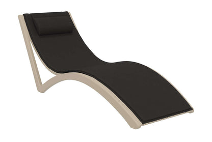 Siesta Slim Sunlounger with Cushion & Pillow