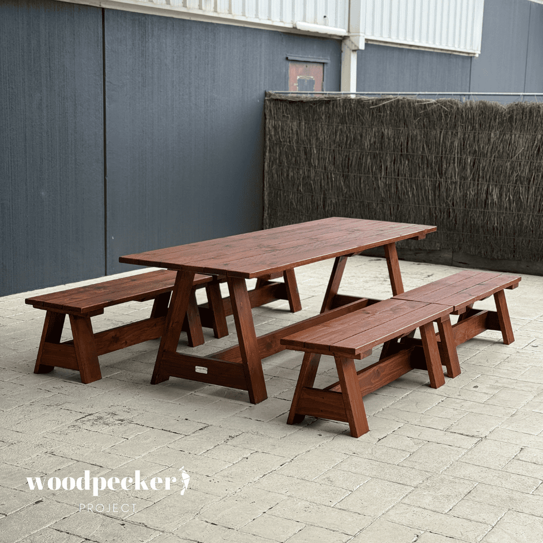 Farmhouse Outdoor Dining Set