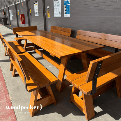 Farmhouse Outdoor Dining Set