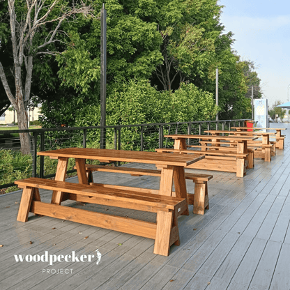 Farmhouse Outdoor Dining Set