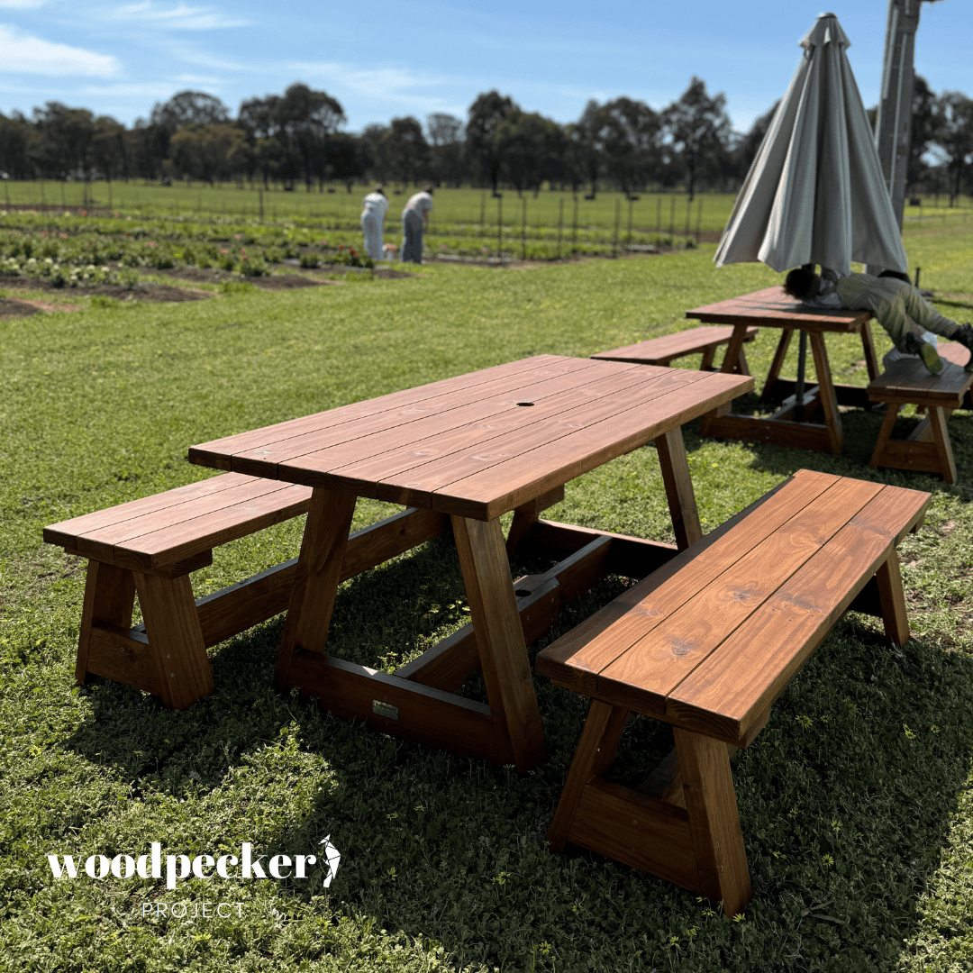 Farmhouse Outdoor Dining Set