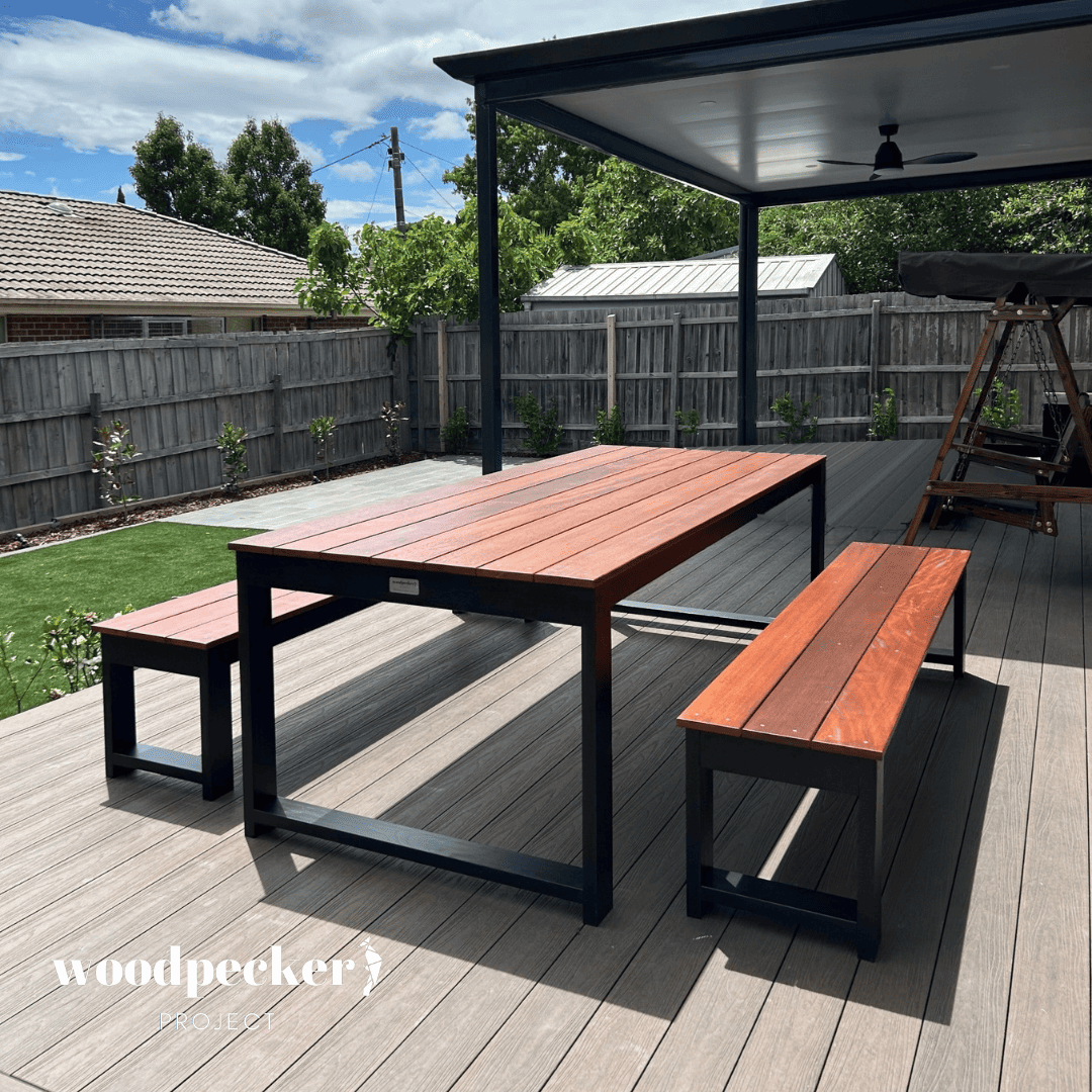 Merbau Outdoor Table Set