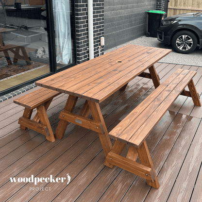 Separated Picnic Table Set