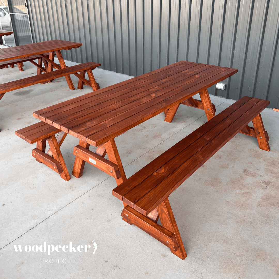 Separated Picnic Table Set