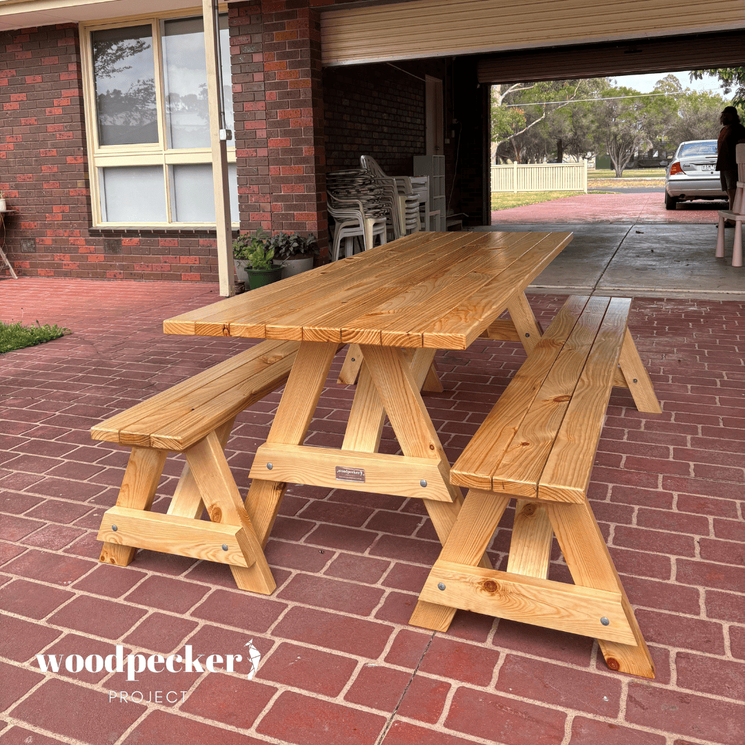 Separated Picnic Table Set