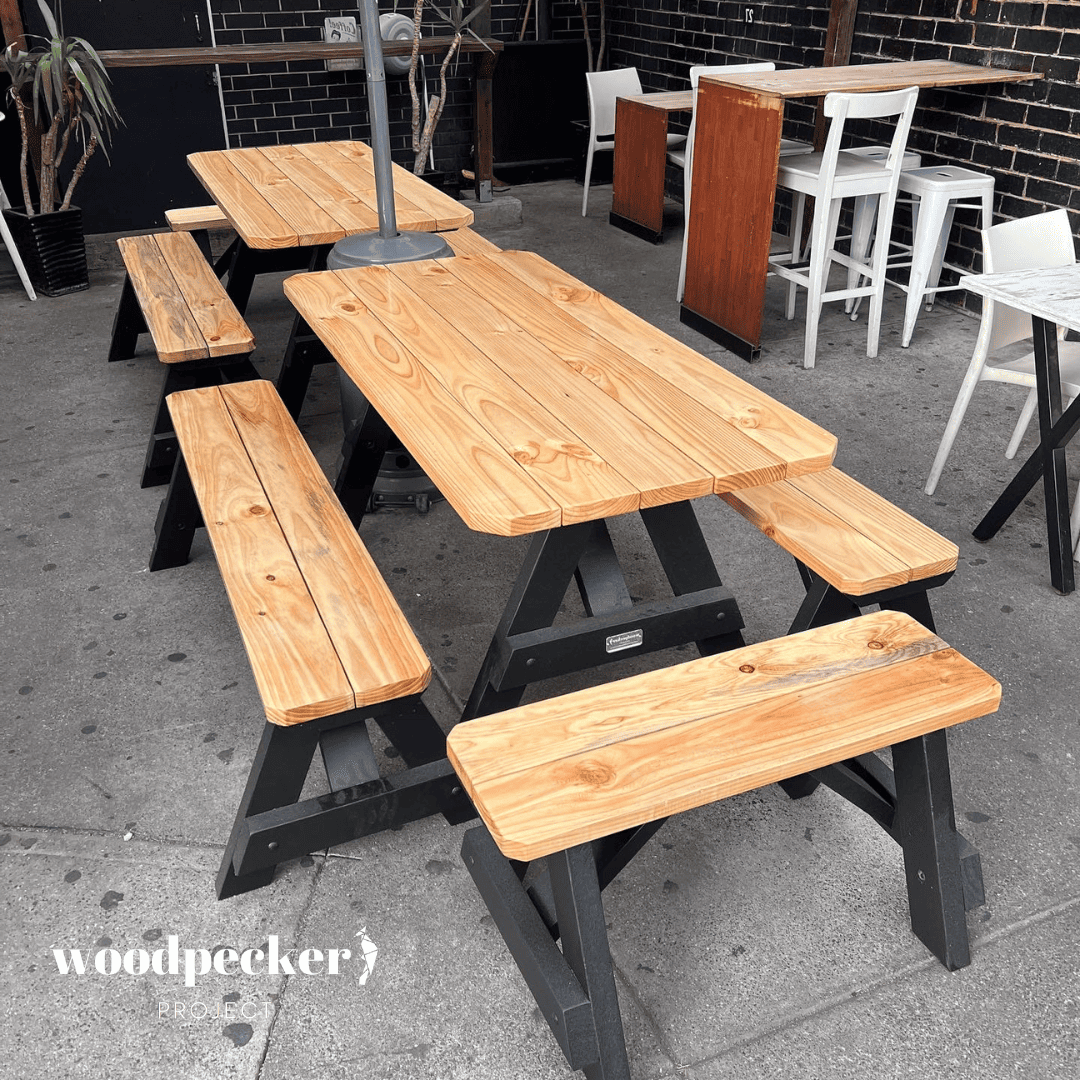 Separated Picnic Table Set