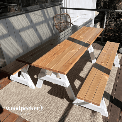 Separated Picnic Table Set