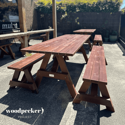 Separated Picnic Table Set