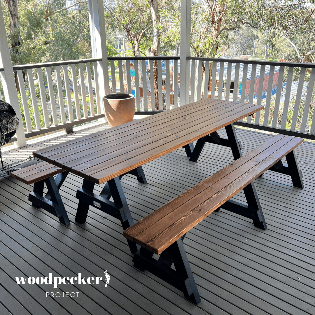 Separated Picnic Table Set