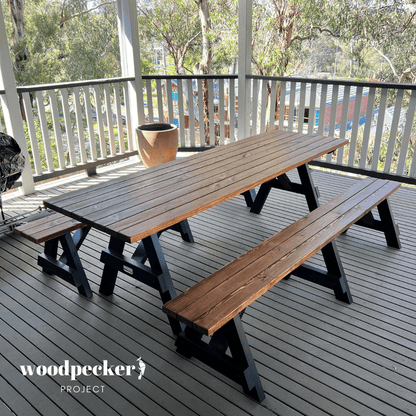Separated Picnic Table Set