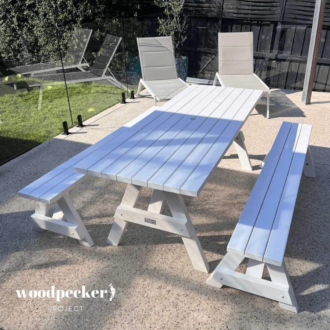 Separated Picnic Table Set