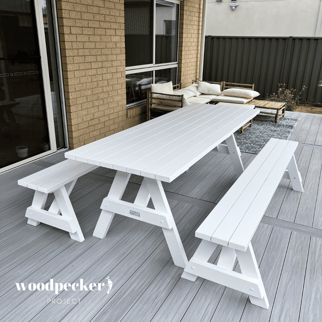 Separated Picnic Table Set