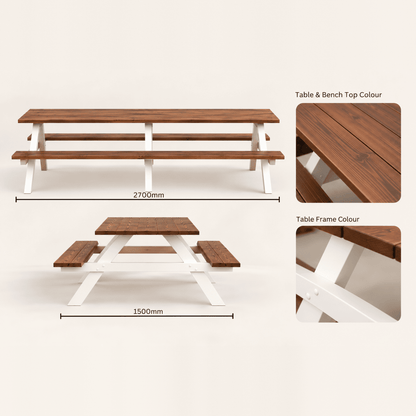 Solid Picnic Tables