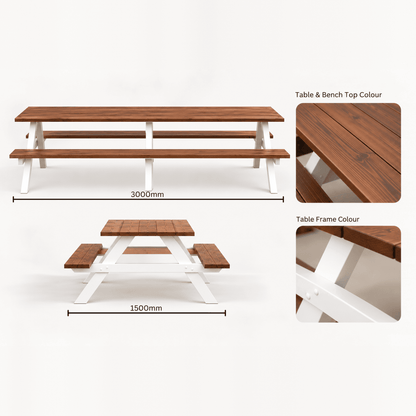 Solid Picnic Tables