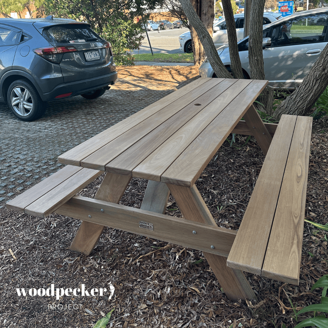 Spotted Gum Hardwood Picnic Table