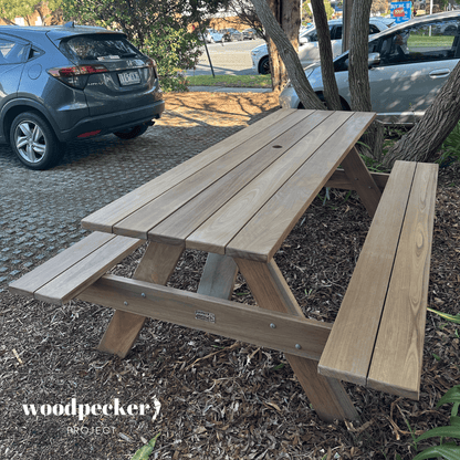 Spotted Gum Hardwood Picnic Table