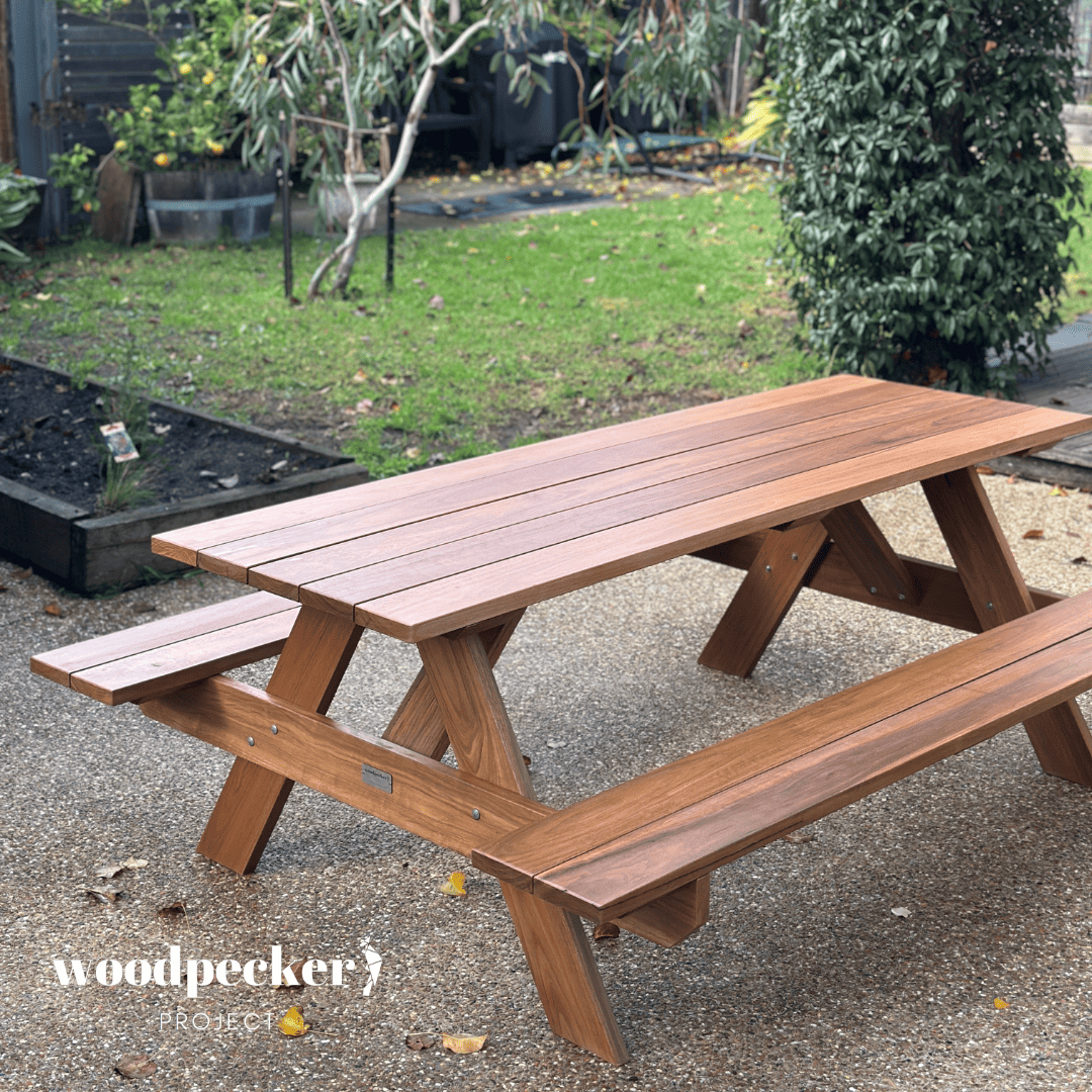 Spotted Gum Hardwood Picnic Table