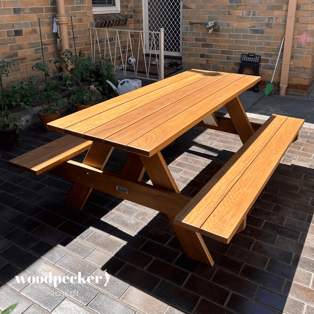 Spotted Gum Hardwood Picnic Table