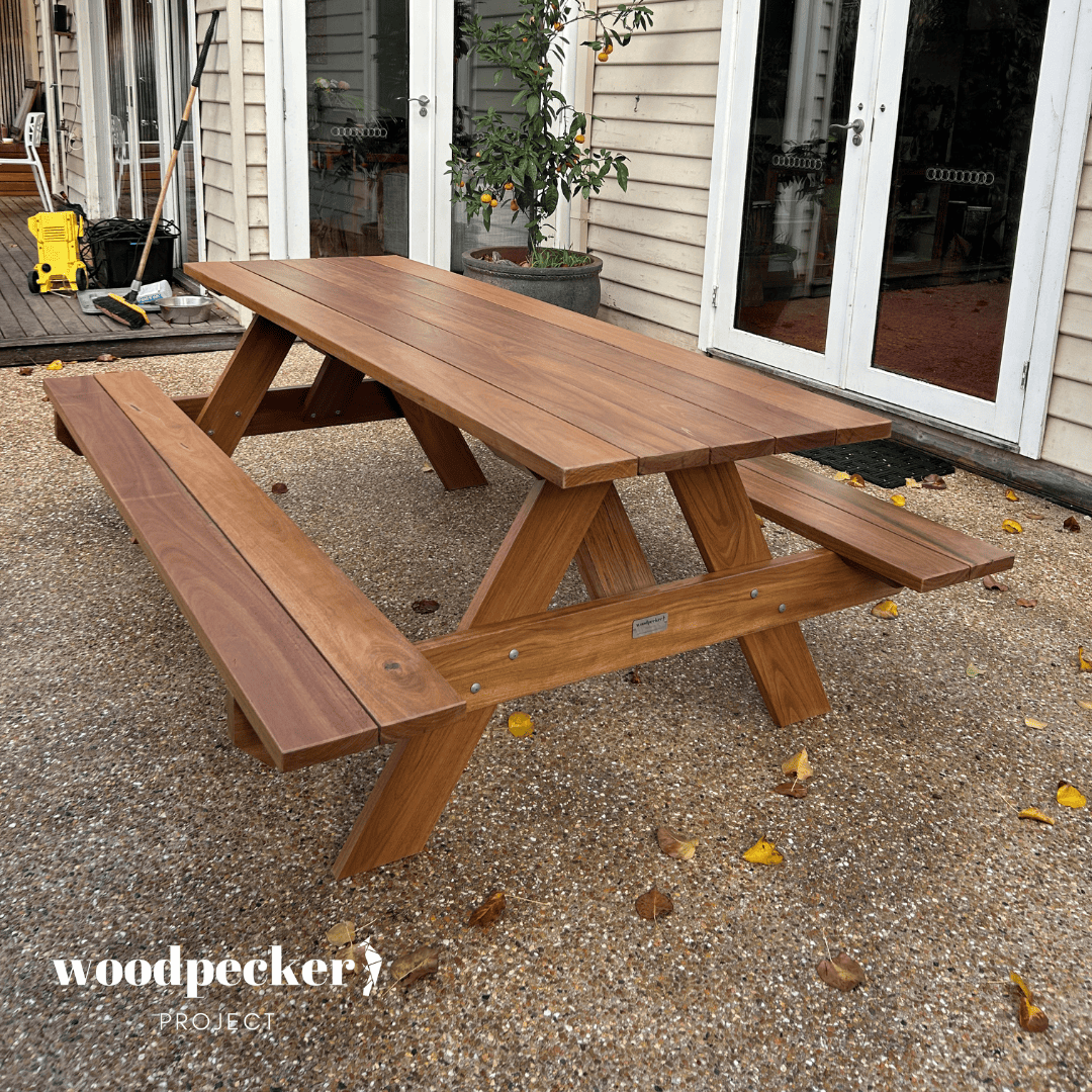 Spotted Gum Hardwood Picnic Table