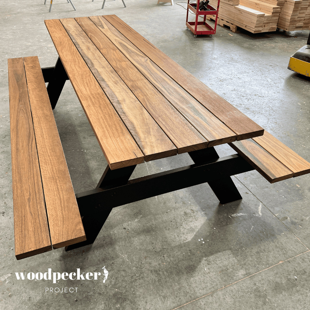 Spotted Gum Hardwood Picnic Table