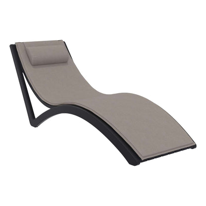 Siesta Slim Sunlounger with Cushion & Pillow