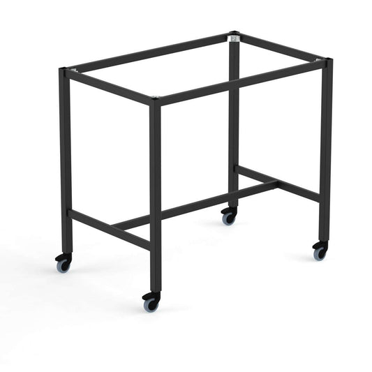 Durafurn Spire Square Leg 950 Bar Height Frame with 100mm H Castors