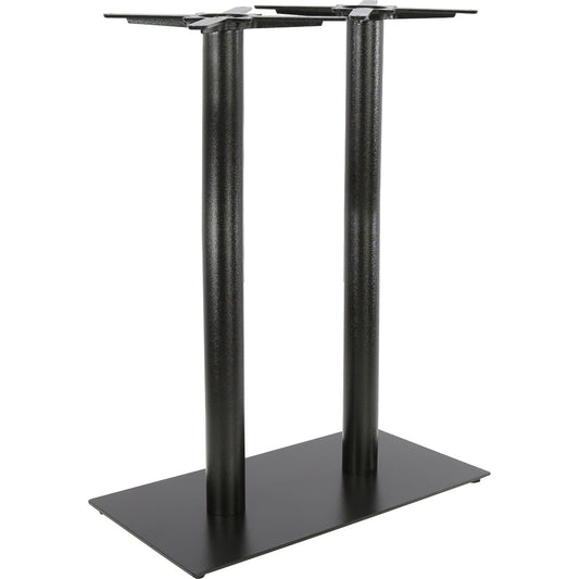 Durafurn Rectangle 40x75 Bar Twin Table Base